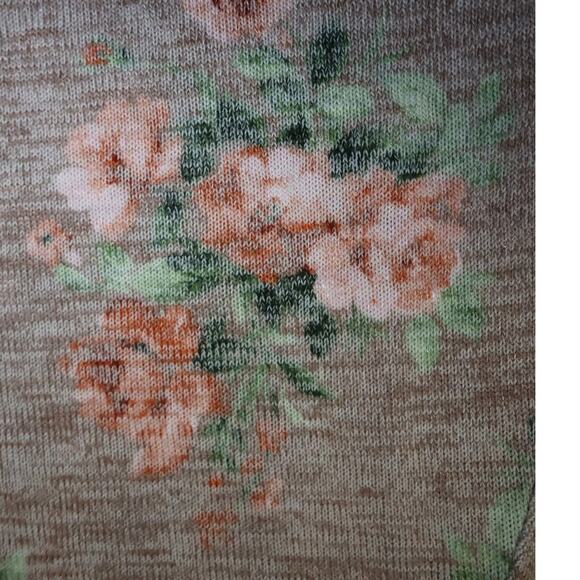 Torrid Floral Cottagecore Kimono Duster Knit Hi-Low Bloomscoere 3/4 Sleeve Sz 0X - Picture 7 of 10